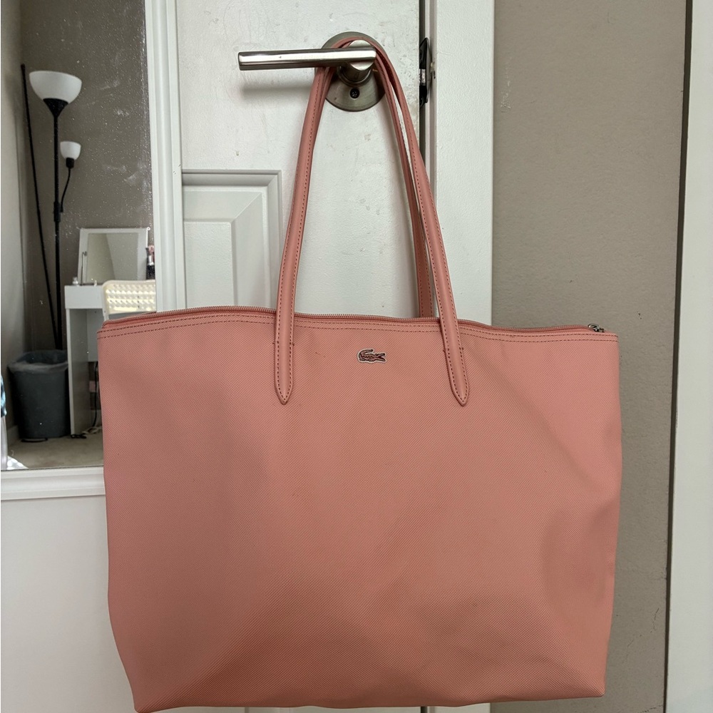 Lacoste Blush Pink Tote Bag